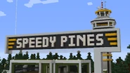 Speedy Pines Sign