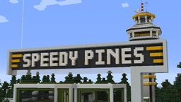 Speedy Pines Sign