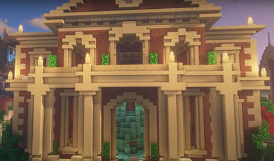 The Town Hall, with the diamond throne visible through the door