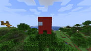 A crewmate in red, near TinFoilChef's base.