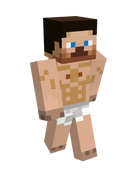 Naked and Scared Skizzleman