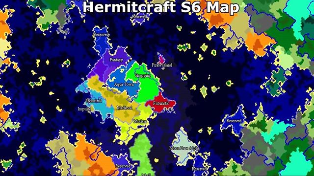 Hermitcraft Map