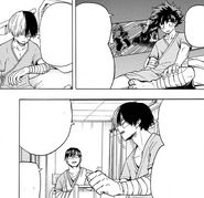 Izuku, Tenya and Shoto at the hospital