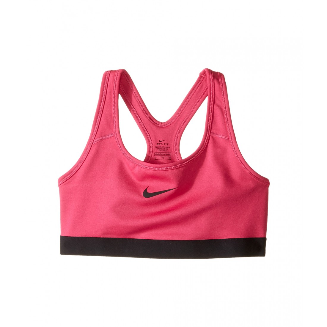 Nike Pro Classic Sports Bra - Vivid Pink/Black Women