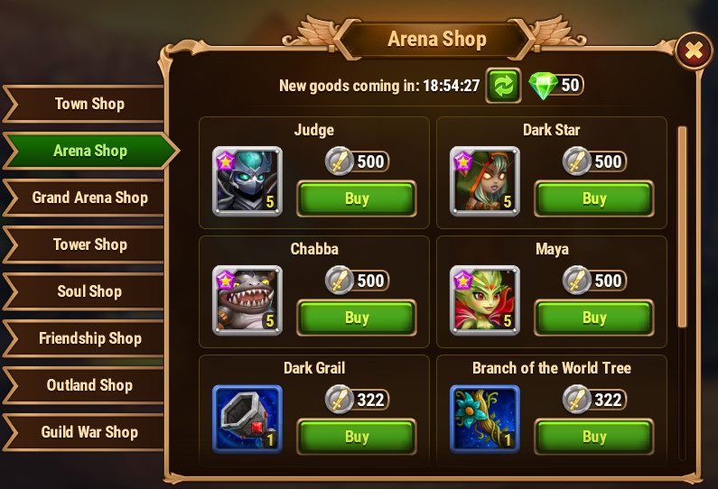 Shop The Arena