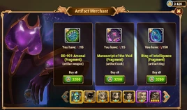 Artifact Merchant