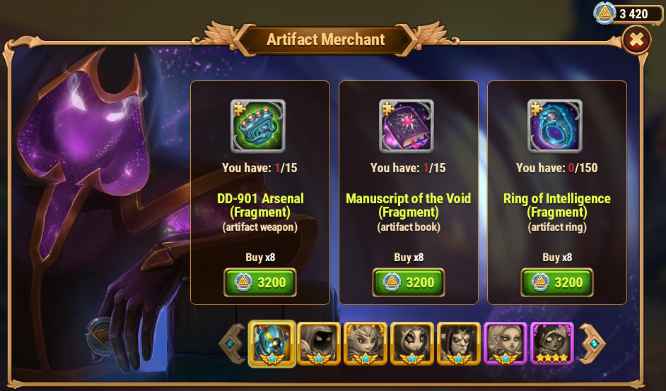 Artifact Merchant | Hero Wars Wiki | Fandom