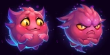 6th Storm (Left to right) 1. Charming Storm Spirit Avatar 2. Grumpy Storm Spirit Avatar