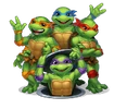 Browser Ninja Turtles Default Skin