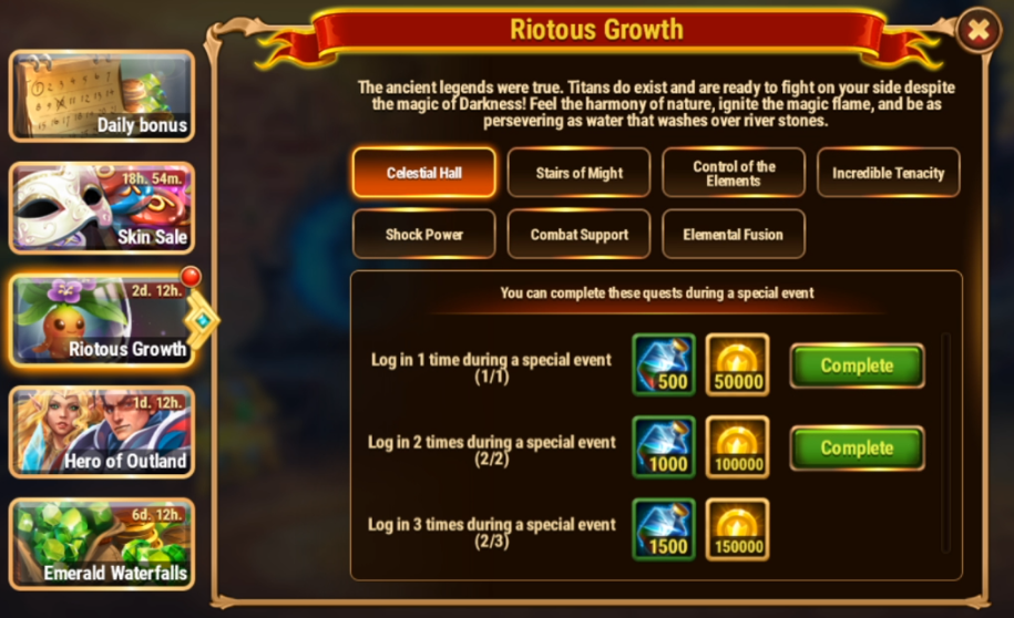 Riotous Growth | Hero Wars Wiki | Fandom