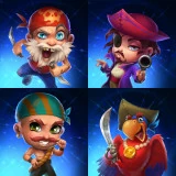 11. Dashing Mercenary 12. Heartbreaker 21. Brave Mercenary 22. Feathered Pirate