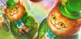 Spring Leprecats Button