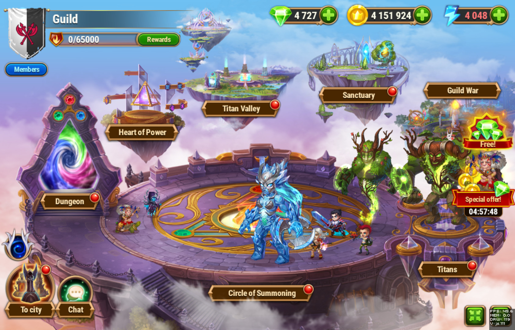 Hero Wars, Online action game