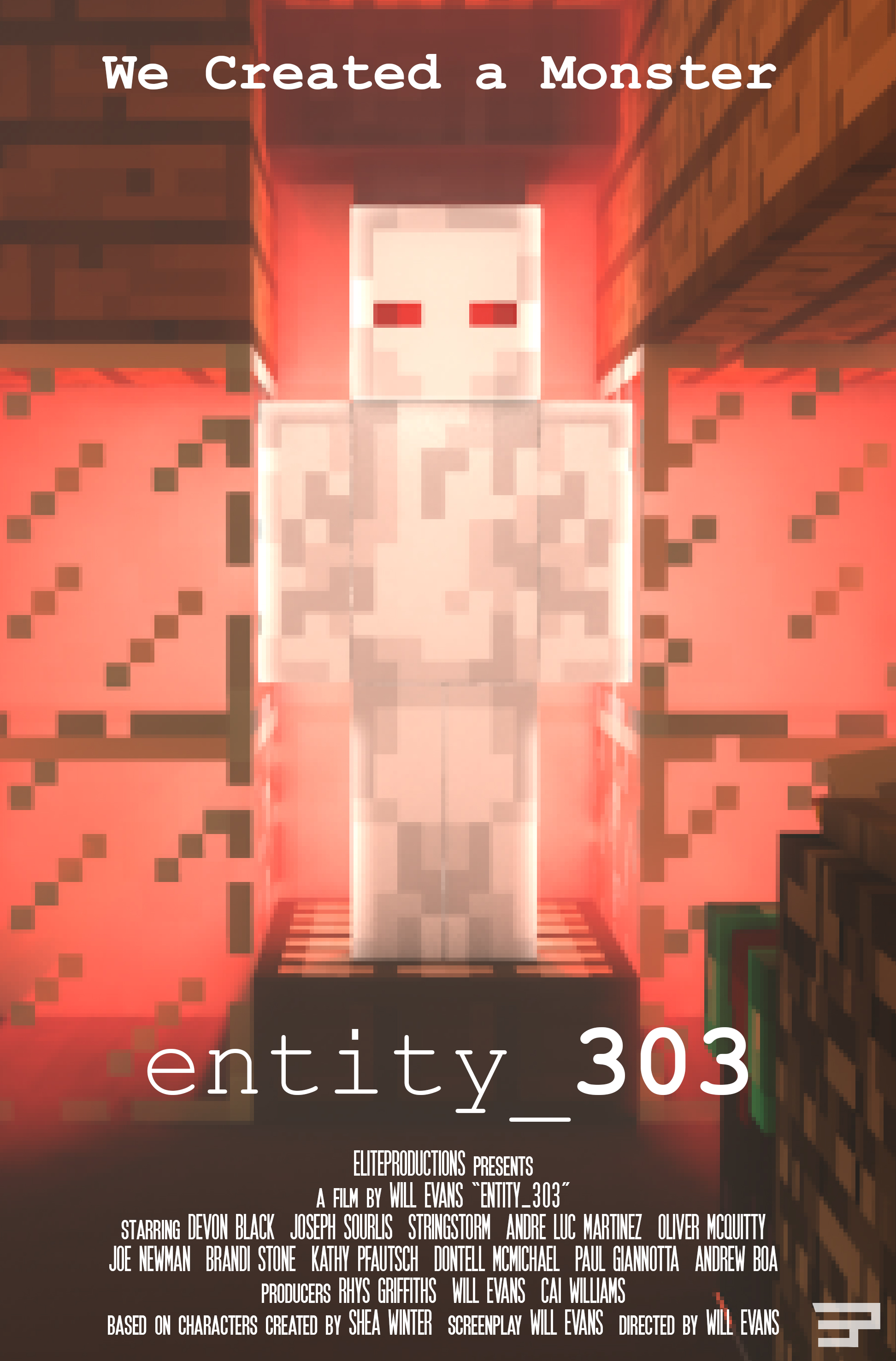 Herobrine and Entity 303 double skin