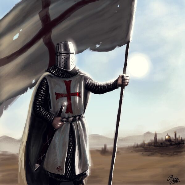 Knight/flag