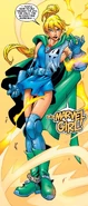 Valeria as Marvel girl.