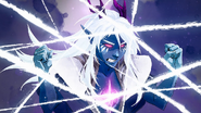 Aaravos is imprisoned by the dragons and Elves