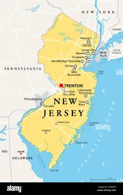 New Jersey Map layout