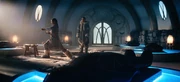 Katara and Sokka in the healers' hut,