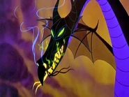 Maleficent as a dragon in Sleeping Beauty