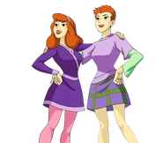 Daphne with her cousin Shannon.