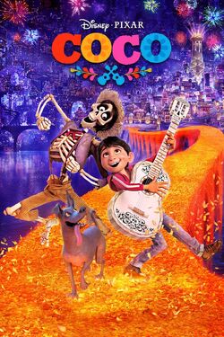 Pixar, Coco, Teschio Miguel & Dante che si illumina al buio