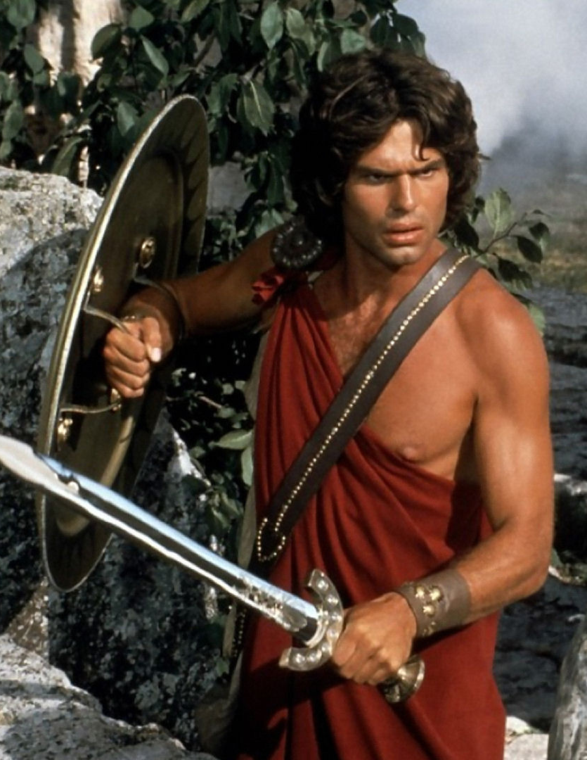 Harry Hamlin & Medusa Head Characters: Perseus & Film: Clash Of The Titans (USA 1981) Director