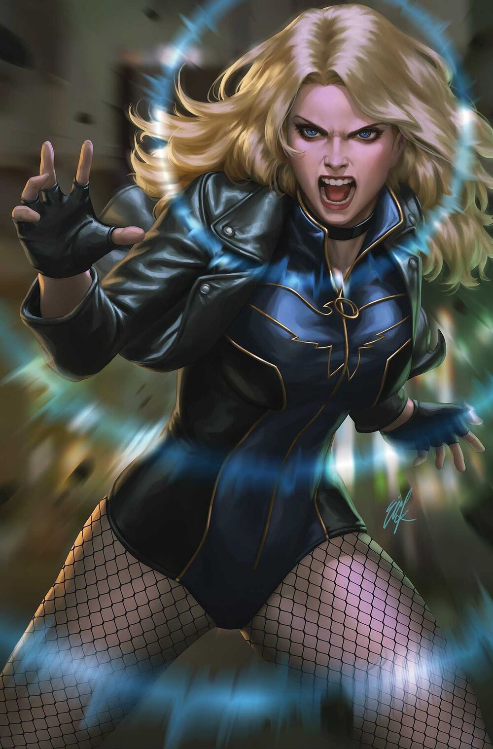 Cartoon Black Canary Hot 0378