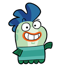 Milo - Fish Hooks - Funny Character Sticker for Sale by