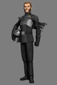 Alexsandr Kallus, servant and agent of the Galactic Empire.