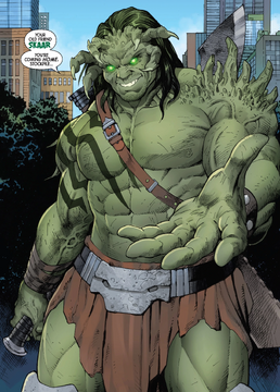 Marvel Super Hero Squad VERY RARE SKAAR Son of Hulk from Wave 3 skar scar