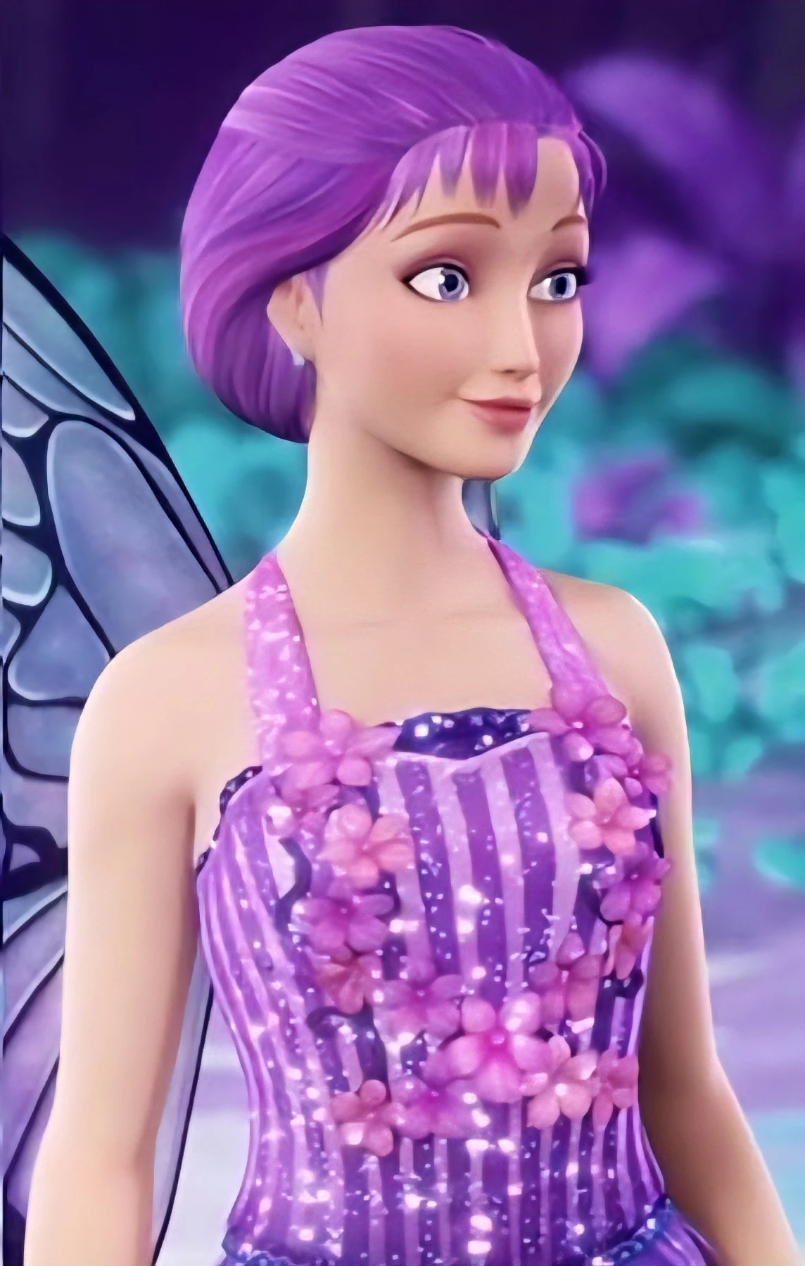 sachin and babi light blue dress Barbie Mariposa Rayna Doll main image 1