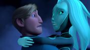 Aja tells Steve she can't fly even though shes an alien