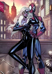 Peter Parker and Felicia Hardy had an on/off relationship