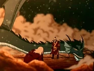 Sozin's dragon in Avatar: The Last Airbender