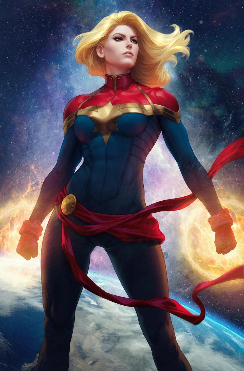 Déguisement Super Héros Femme Capitain Marvel Avengers