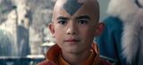 Aang watching Katara fighting Pakku.