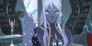 Aaravos possessing Callum, causing the latter to grow fearful of him