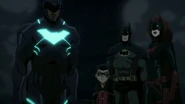 Batwing, Robin, Batwoman and Batman in Batman: Bat Blood