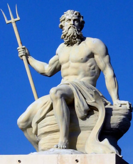 Poseidon statue