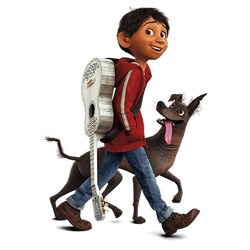 In Coco (2017), Miguel's dog, Dante, is named after the horse of