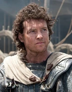Sam Worthington as Perseus in. Wrath of the Titans (2013).