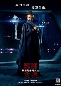 The Last Jedi Chinese Leia Poster