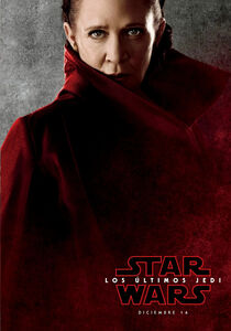 The Last Jedi Leia Spanish Character Poster