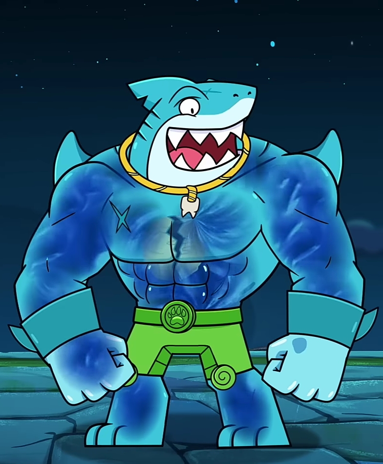 Heroes Of Goo Jit Zu Dino Power THRASH Blue Shark NEW Chomp Attack