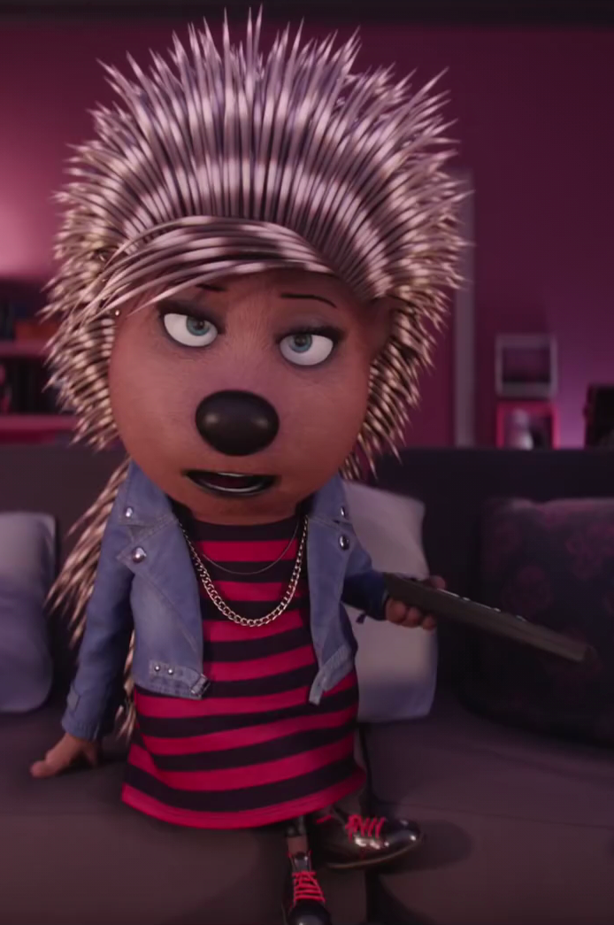 Becky is a female porcupine and Lance's current girlfriend in Sing. 