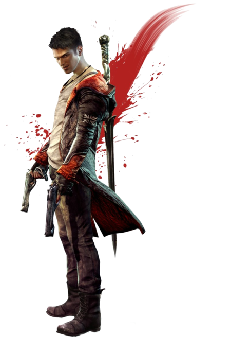 Image Dmc Wiki Fandom - Dante Devil May Cry Back - 1200x1600 PNG Download -  PNGkit