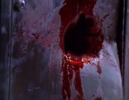 Powers Punching Holes.jpg (112 KB) Strengthened by the fear of his hostages, Knox punches a hole straight through the German's abdomen and the metal wall behind him. (One of Us, One of Them)