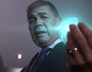 Arthur demonstrates his stolen ability from Peter.