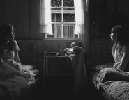 Snow falls.jpg (80 KB) Alice shows her ability to Angela by making snow fall.